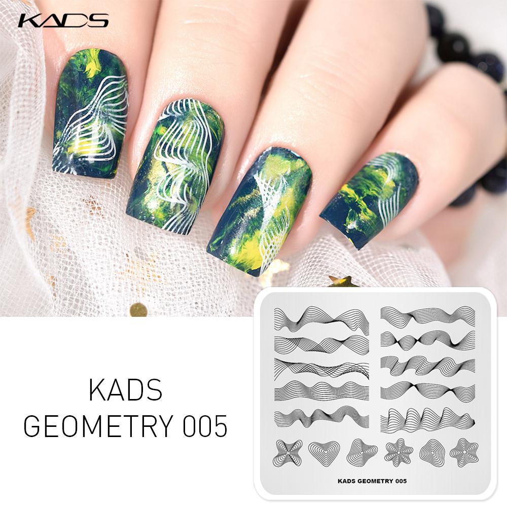 KADS Nagelstempelplatte Fashion Serie – Edelstahl-Schablone Für DIY-Nageldesigns (FA061)