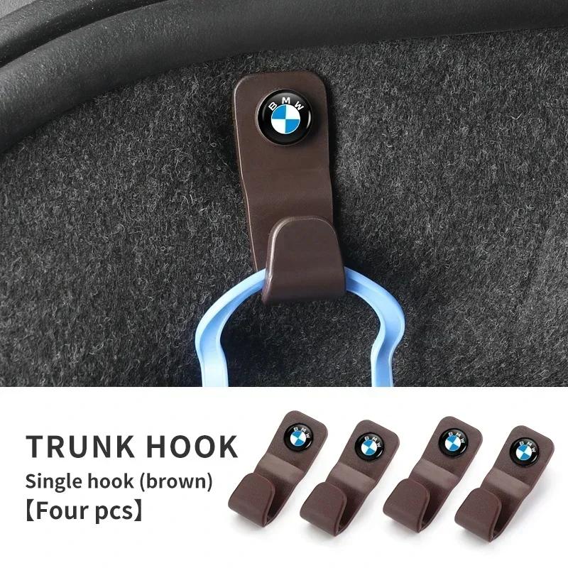 -Ganchos de Almacenamiento para Maletero de Coche Organizador de Maletero para Sedán Automático Para BMW Serie 3 5 G30 G60 F10 F20 F22 F32 F33 F36 F06 G11 G70 F30 G20 G32