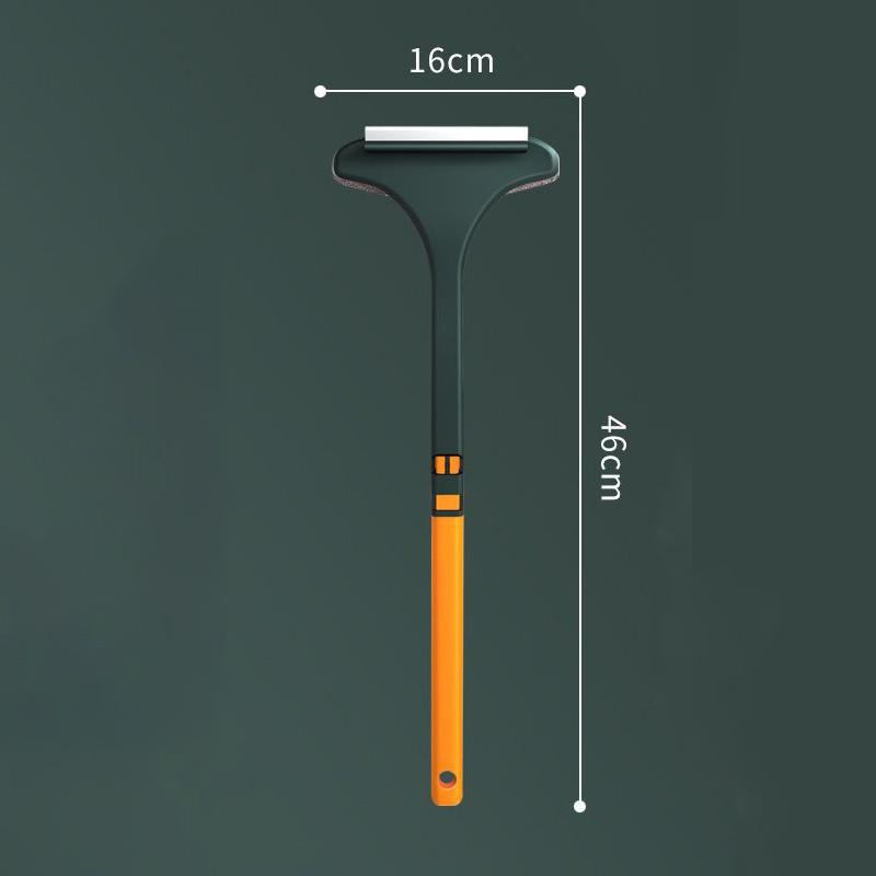 

2-в-1 Двусторонний очиститель окон Скребок и щетка для мытья стекол, экранов, окон Инструмент для очистки без разводов для дома и офиса 1set