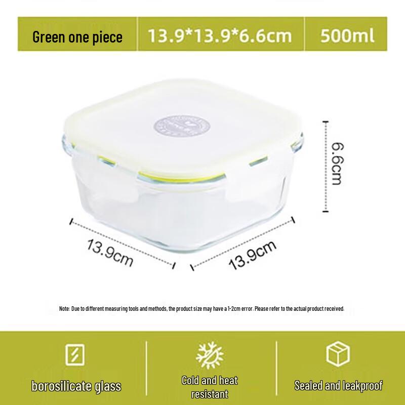 Microwave-Safe Glass Food Storage Container