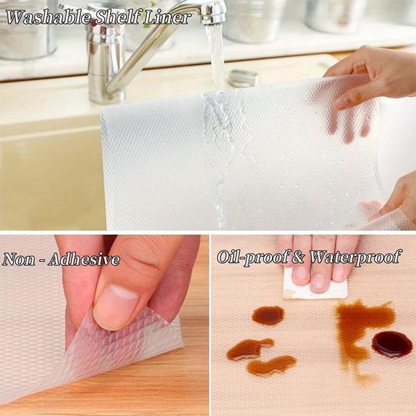 Rouleau de revêtement de tiroir d'étagère en plastique floral, imperméable, anti-poussière et antidérapant, pour armoire de cuisine, tapis de Table pour réfrigérateur résistant à l'humidité