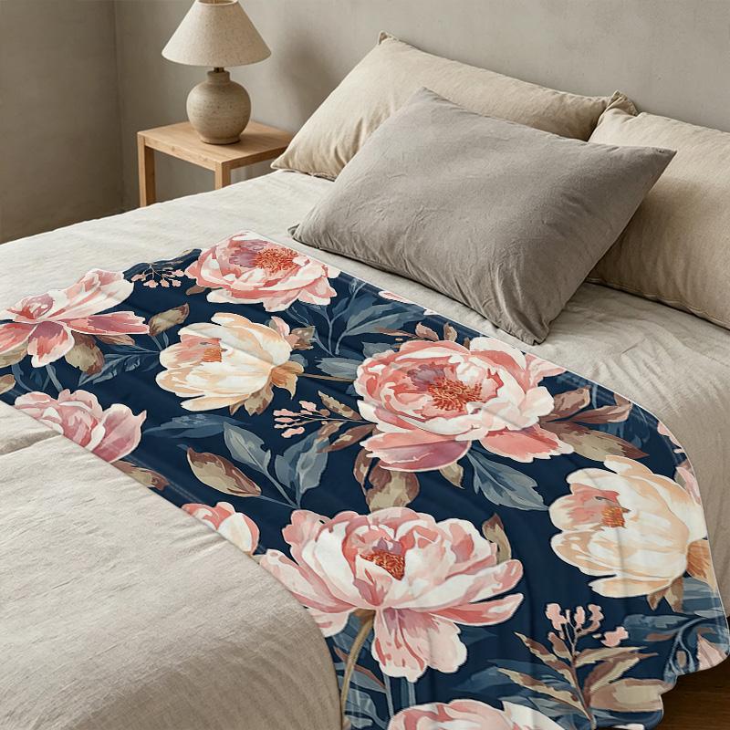 Flannel Fleece Blanket High-Density Plush Soft Warm Throw for Home, Couch Napping, Car Use, Ideal for Christmas & Halloween Decor
