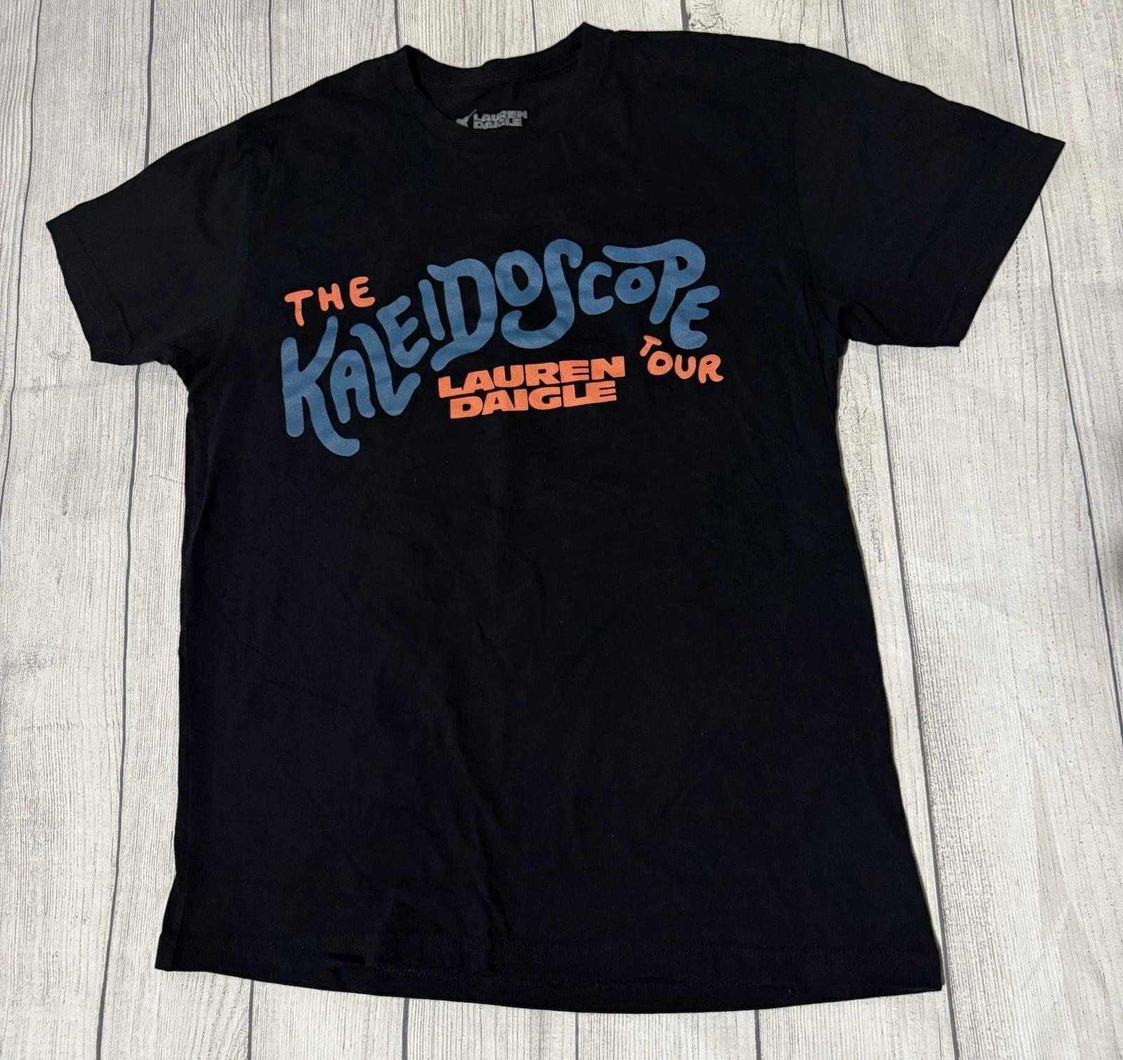 Lauren Daigle Kaleidoscope Concert Tour T-Shirt Black - Size Large L S
