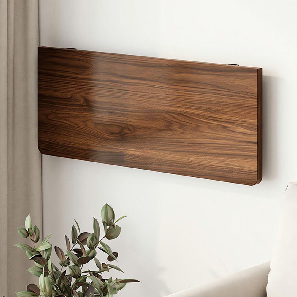 Practical Wooden Wall Mounted Rack Space Saving Household Hanging Supports Table Foldable Shelf For Dining Study Home Office