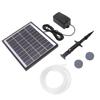 Solar Oxygen Pump 10V 6W Shockproof Small Lightweight Solar Water Air Pump for Fish Tanks Aquariums Swimming Pools