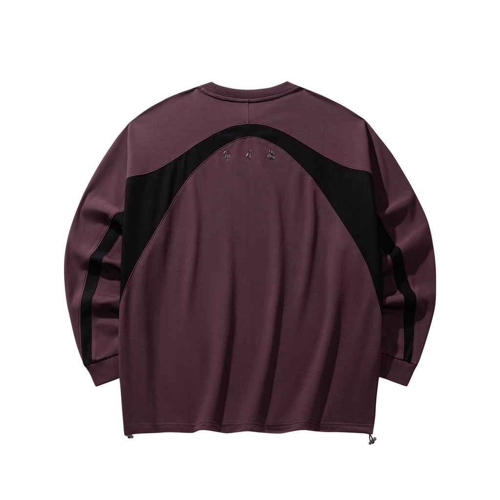Anta Autumn Kyrie Basketball Series Casual Knitted Long Sleeve T-Shirt Unisex Tops 972611402-4