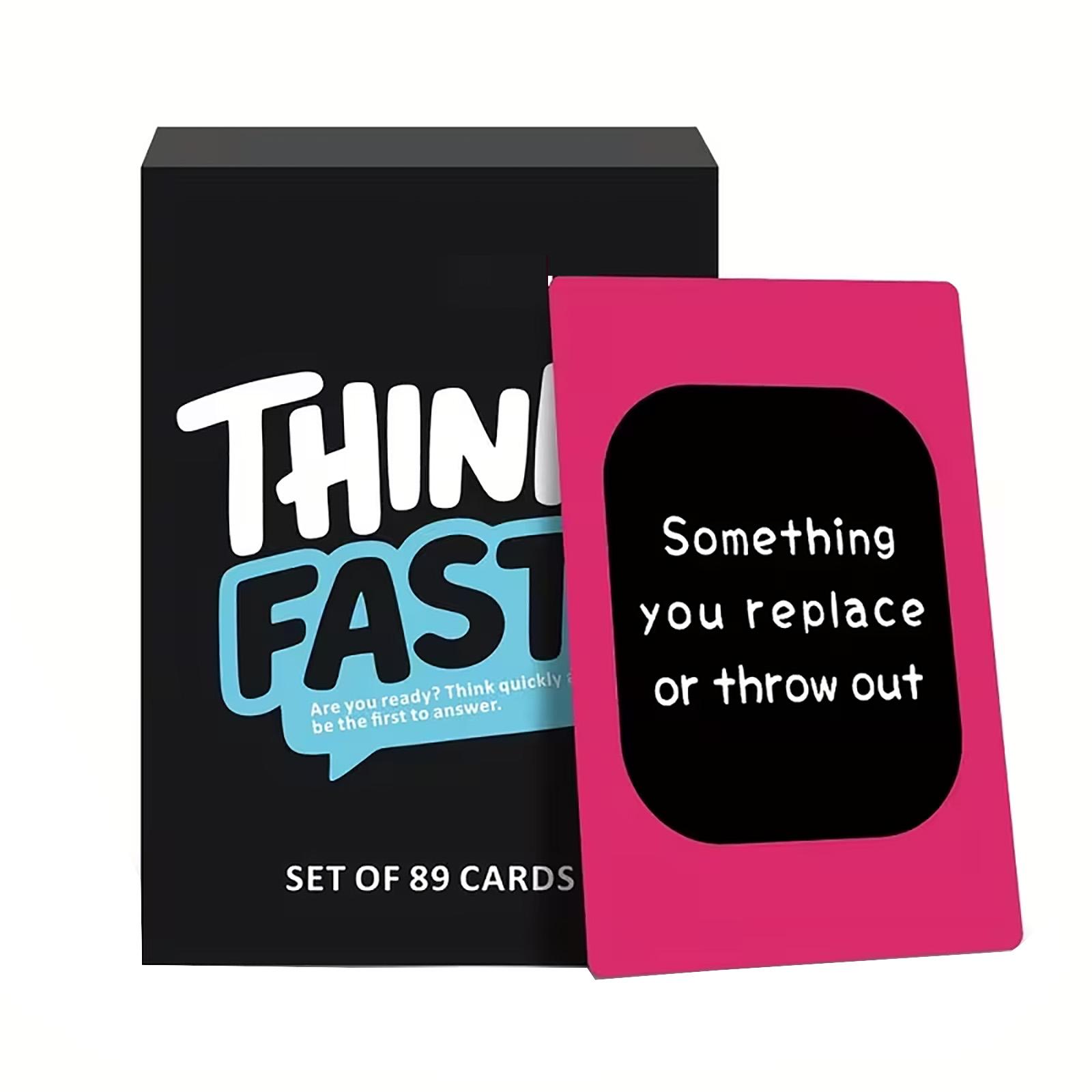 

A Fast-paced Quiz Card Game Set. This Is A Card Game Suitable For Birthday Parties One Size