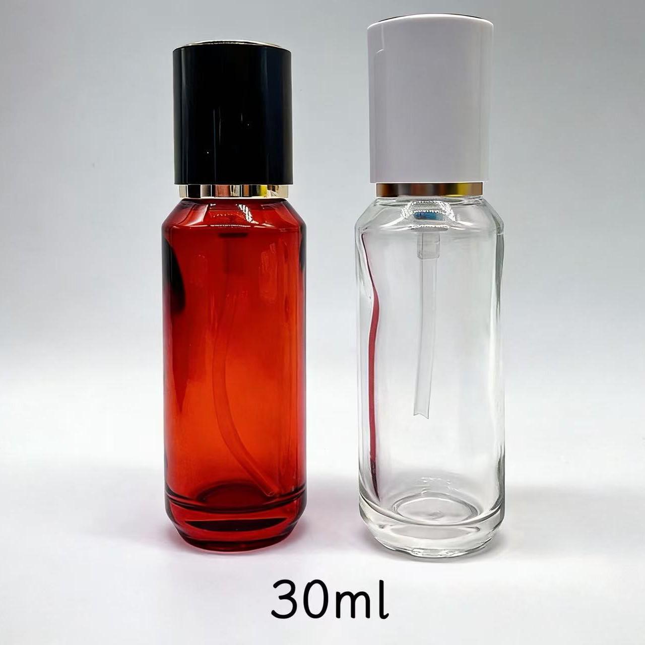 New Stock 30ML Glass Serum Lotion Pump Bottle