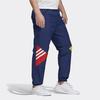 Adidas Originals Trefoil Rainbow Colorblock Striped Small Logo Track Tapered Cuff Pants Men Bottoms Navy GD6036
