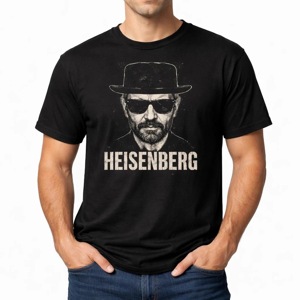 Breaking Bad Heisenberg Sketch, Walter White Graphic T-Shirt, Unisex Retro Tee XL