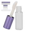 15 Pieces Small Lip Gloss Tube 1.2ML Lip Glaze Bottles Trial Packed Cosmetic Containers with Rubber