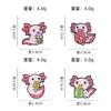 Cute Anime Alloy Brooch Cartoon Marine Animal Salamander Student Children's Clothing Badge Accessory Buckle