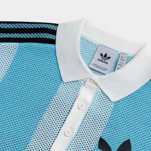 Adidas Originals BLOKECORE SHORT SLEEVE Polo Shirt Unisex Light Green JL5976