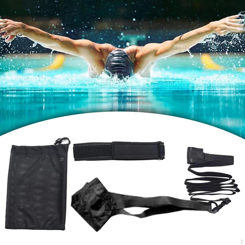Parachute Swimming Resistance Belt Practical Professional Bodybuilding Band for Beginners