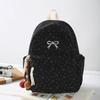 Schoolbag Velvet Backpack Women's Large Capacity High Value Middle School Student Backpack Korean Corduroy Commuter Versatile School Bag