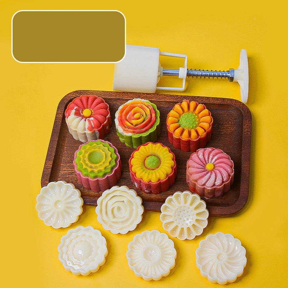 Non-stick Mooncake Mold 3D Pattern Hand-pressed Mold Pastries Dessert Mold  Kitchen Baking