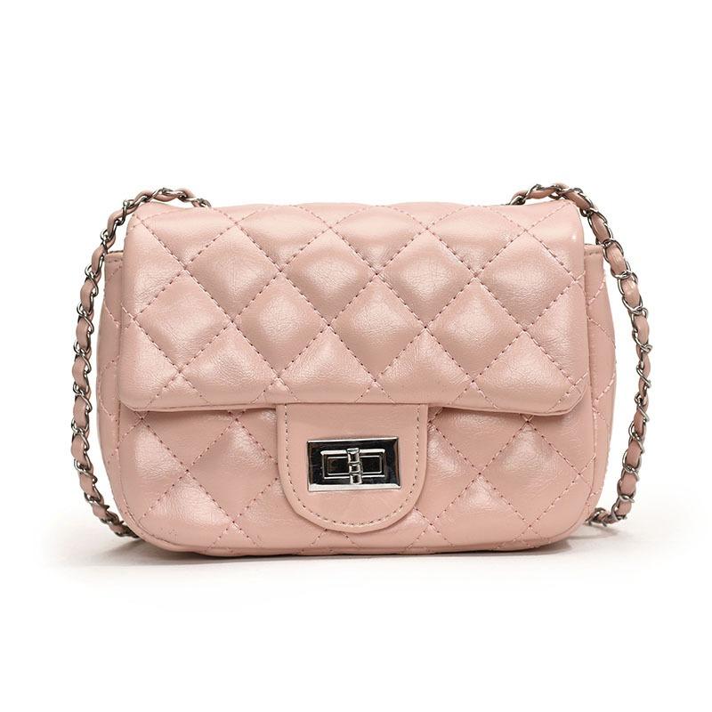 Fashion Rhombus Chain Bag Women's Spring and Summer New Simple Shoulder Bag High-end Casual Messenger Bag