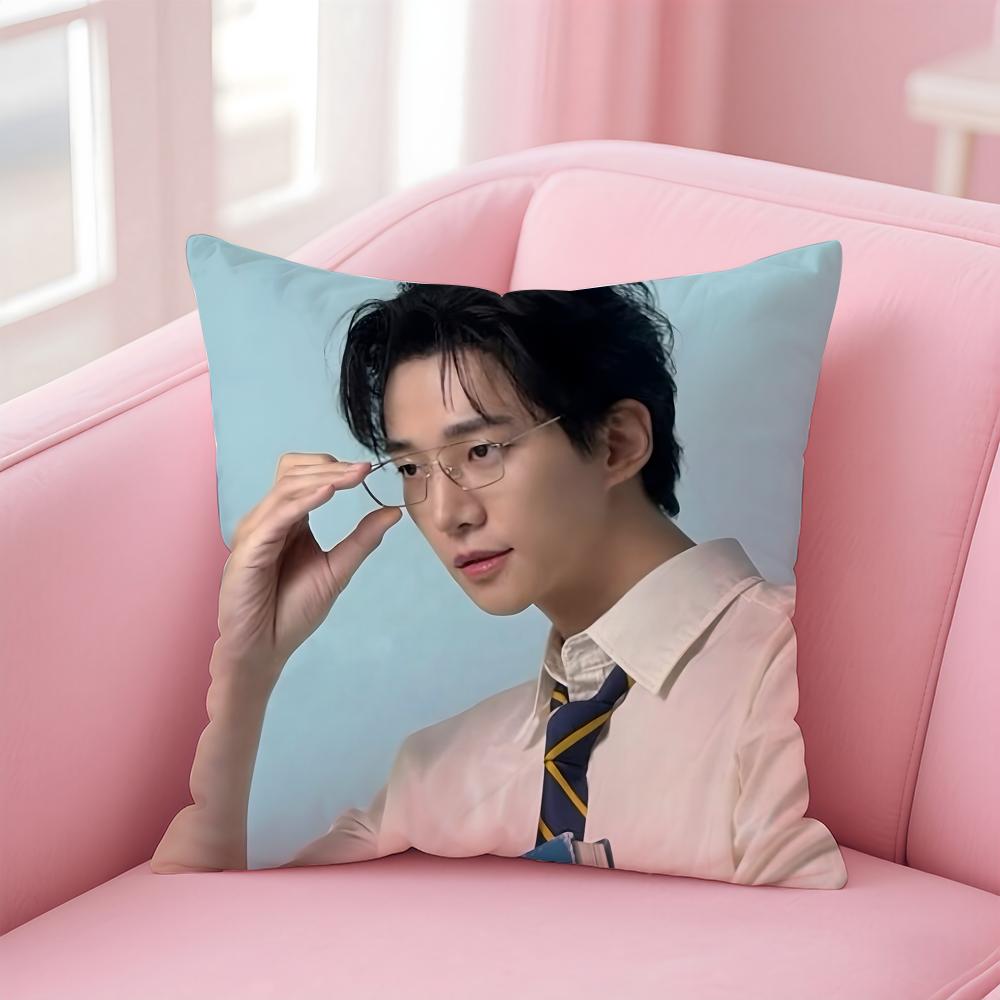singer charismatic JJunho Cushion Cover Pillow Case Soft Skin Friendly Fabric Concealed Zipper