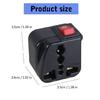Upgrades Outlet Converters Essential ABS Plugs Adapter Easy Carry  Power Conversion  Easy To Carry for International Travel