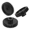 Pinion Gear Steel Black M1.5 Pinion 8mm Reduce Noise Motor Gear Set for 1 5 1 8 1 10 Proportional Remote Control Car 29T
