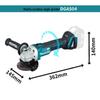 Makita 18V Cordless Angle Grinder CN plug (adapter included)