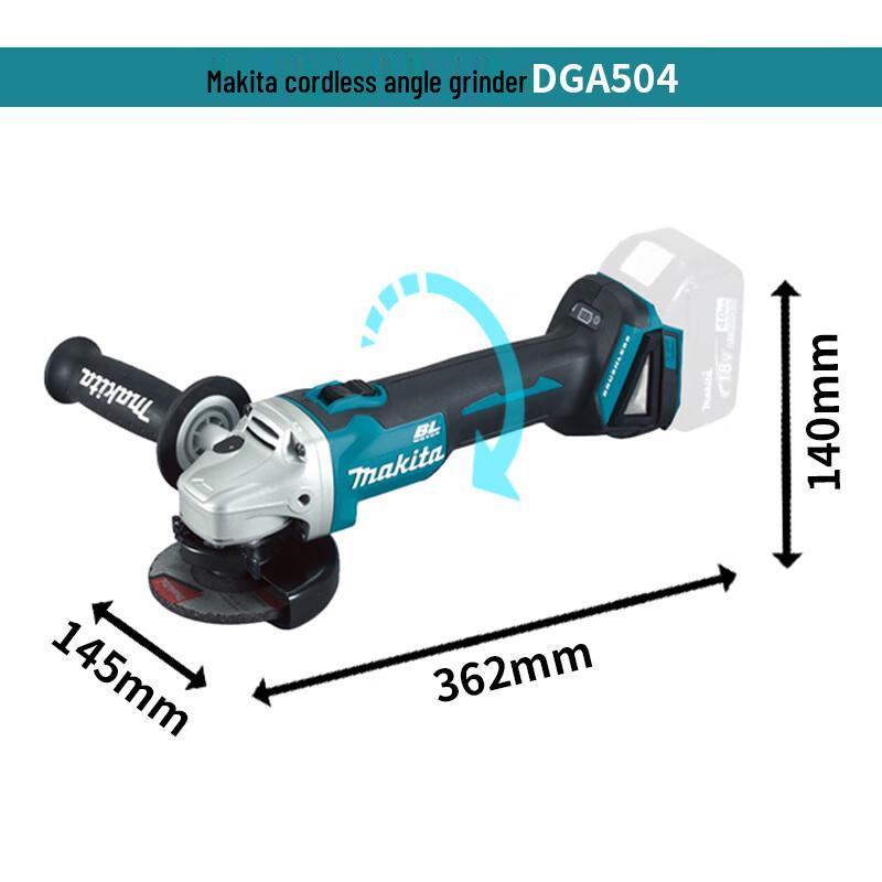 Makita 18V Cordless Angle Grinder CN plug (adapter included)