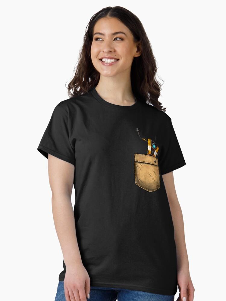 Pocket Claptrap - Borderlands Classic T-Shirt