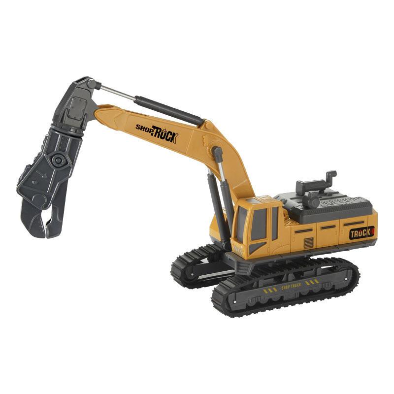 Large Engineering Vehicle Toy Set Combination Series Children Excavator Bulldozer Mixer Crane Boy Car