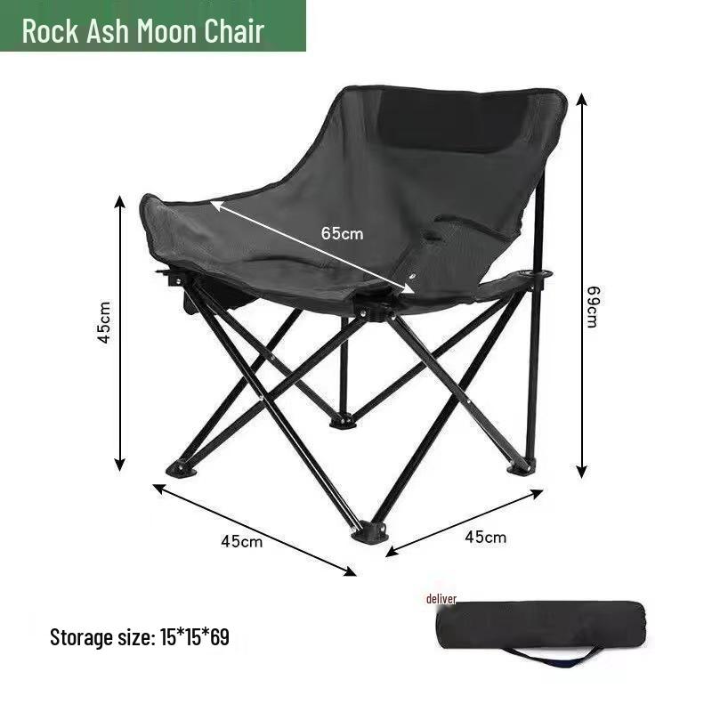 Portable Outdoor Folding Stool - Compact Camping and Fishing Chair for Art Students