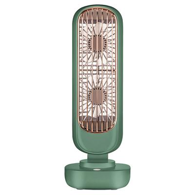 New Stand Mini USB Fan Battery Rechargeable Tower Table Fan Type-C Portable Desktop Air Cooler for Home Study Camping 2