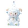 Plush Sheep Plush Keychain With Faux Pearl Heart Necklace Decoration For Girls Gift And Bag Decoration