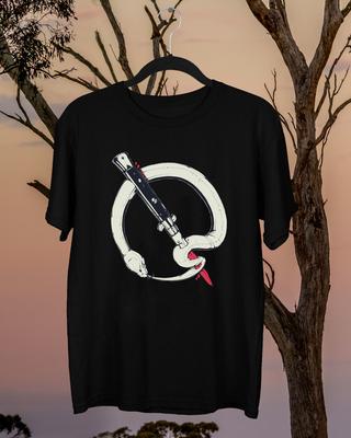 NUEVO Camiseta Negra Unisex de Todas las Tallas con Logo de Queens Of The Stone Age
