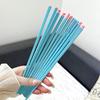 Reusable Chopsticks 5 Pairs Non‑slip Plastic Chop Sticks for Sushi Ramen Home Kitchen Use