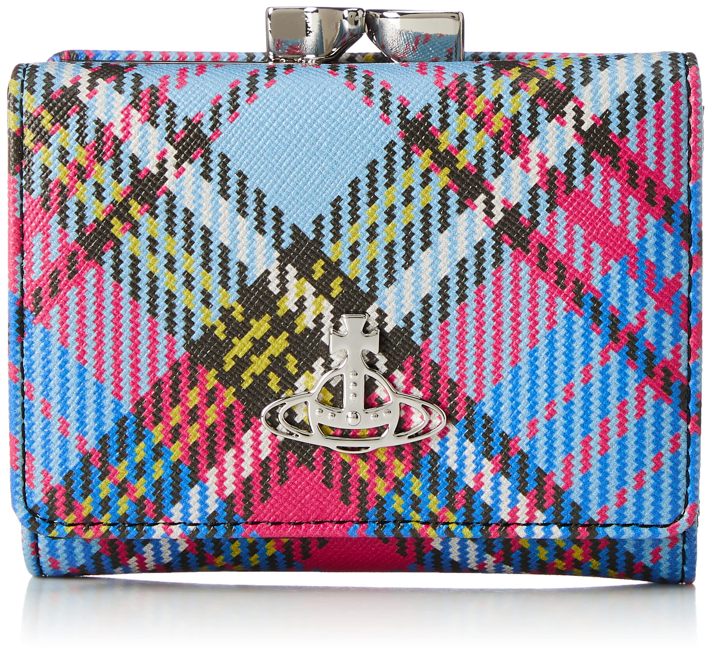 

Vivienne Westwood MacAndy Tartan BIOGREEN SAFFIANO PRINTED Clasp Wallet 51010018 S000V O102 Women s [Used]