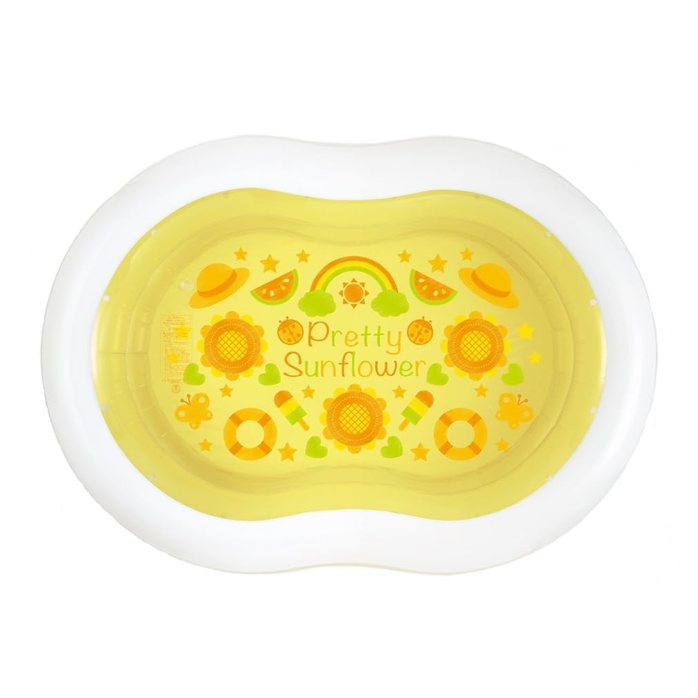 

Livlite Tokyo Candles Figure-8 Pool, Pretty Sunflower, 150 x 100 x 35 cm, Single Chamber, Wide-Mouth Valve, Drain Plug, Water Capacity: Approx. 240