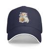 Floral Cat Baseball Caps Fashion Casquette for Unisex Women Adjustable Casual Trucker Hats for Sports Outdoor Activities