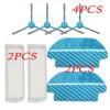 Roller Side Brush Mop Rag Cloth HEPA Filter for Xiaomi Mijia LDS / STYJ02YM / Conga 3490 Viomi V2 PRO V3 SE Robotic Vacuum Parts