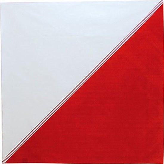 Musubi Furoshiki 70 Hare Tsutsumi Katami Kawari Aka 70cm Cotton