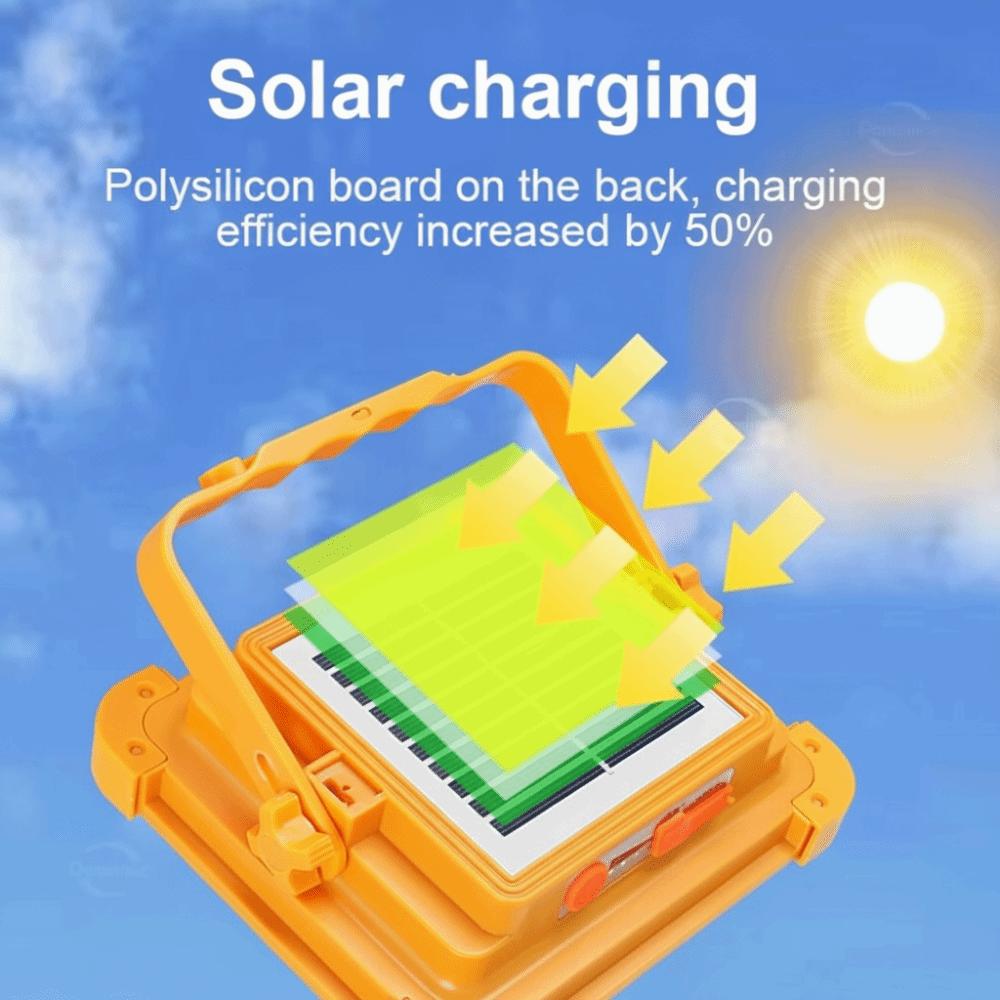 Waterproof Solar Rechargeable Camping Light 20000mAh Portable Lantern  Emergency Lighting