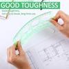 5 Pack Circle Template Circle Round Stencil Templates for Drafting Drawing Stencils Drafting Tools for Office and School Building Formwork Drawings