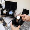 Space Saving Hexagon Shaped Leather Jewelry Box With Soft Padding For Multiple Watches Accessories