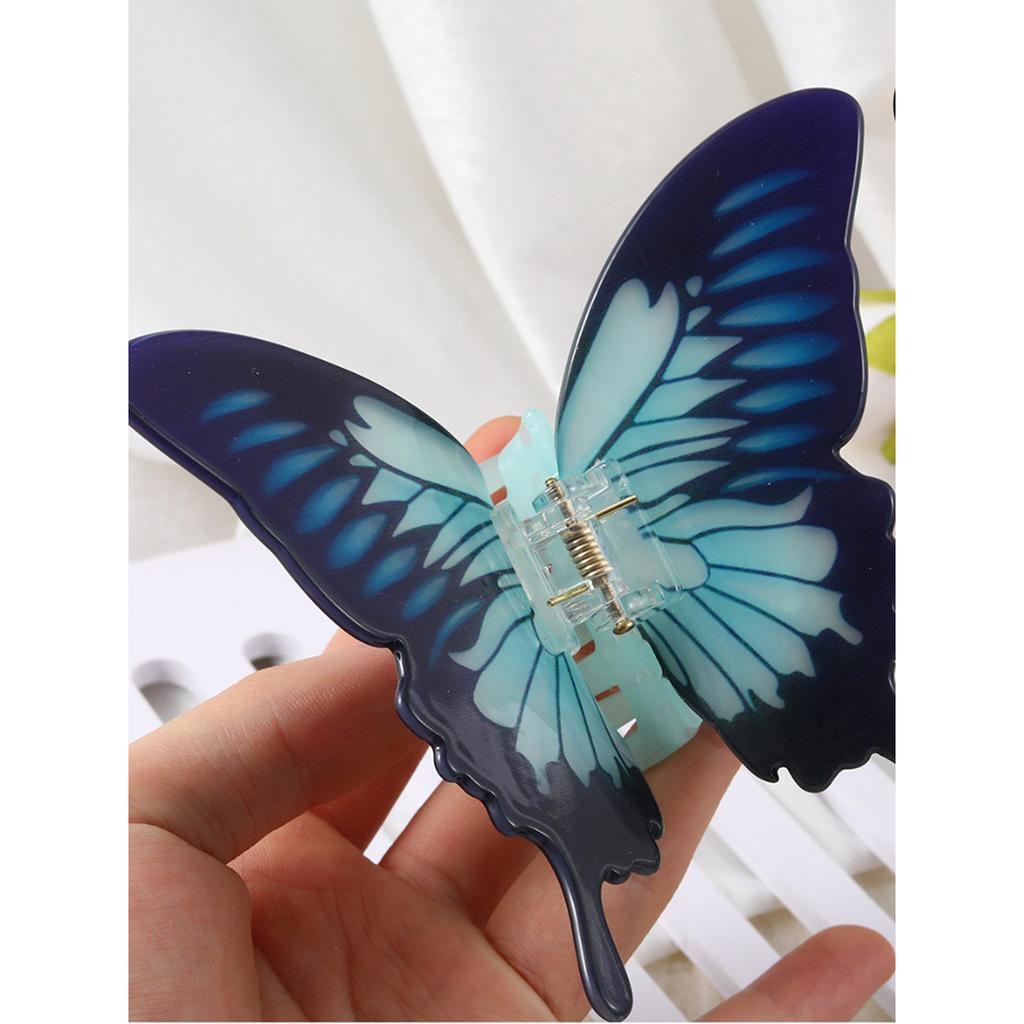 Acrylic Butterfly Hair Clip Simulation Butterfly Hair Claw Stylish Hair Accessory Fashionable Hair Grip Gift for Girls
