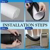 Portable Air Conditioner Hose Cover Elastic Buckle Exhaust Hose Cover  AC Sleeve Kit