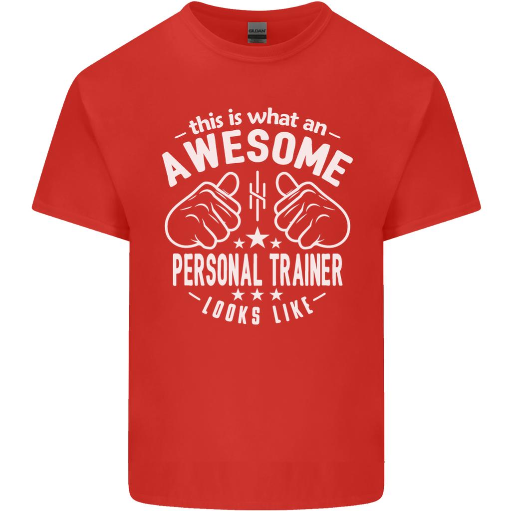 An Awesome Personal Trainer Looks Like Unisexs Light Cotton TShirt