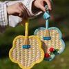 Vintage Handwoven Fan Colorful Edging Cooling Fan Decorative Fan Handheld Fan  Summer