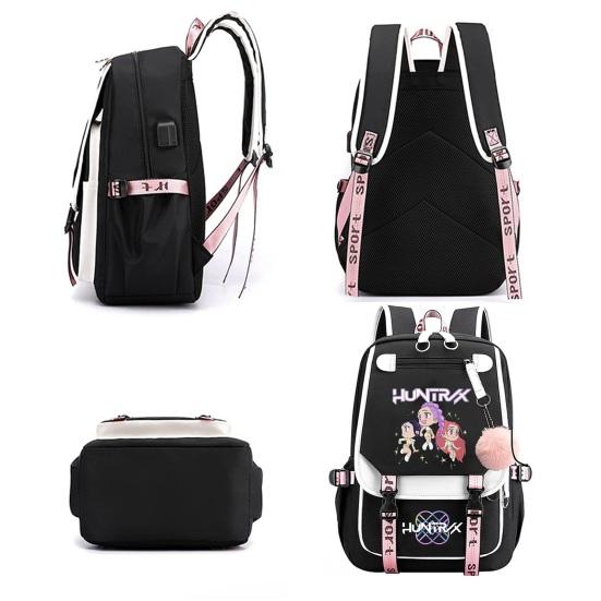 Large Capacity Backpack Hunters Prints Lightweight Travel Backpack Commuter Bag with Multiple Compartments for School Street Daily Outings