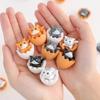Kawaii 1-4 Stück Mini Katze Ornament Garten Kätzchen Statue Heimdeko Geschenk Kinder Kinder Babyzimmer Dekoration Spielzeug Miniaturfiguren