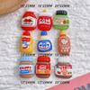 8pcs Refrigerator Magnets,Cartoon Food Fridge Magnets, Cute Decorative Magnets Personalized Fridge Magnet Locker Cabinet