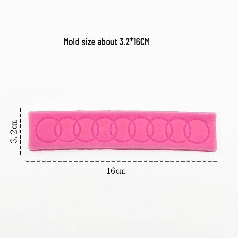 Vintage Pattern Fondant Silicone Mold Cake Border Decoration Set