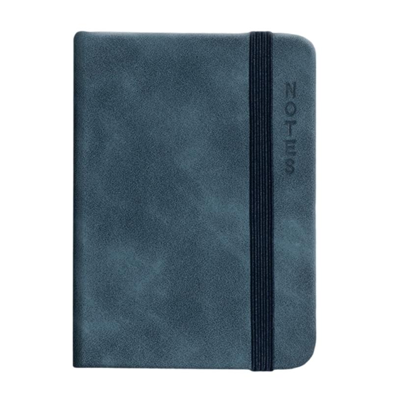 A 7 Small Notebook with Elastic Band Pocket Notepads Journal Notebook Stationery Notebooks Travel Notebook for Writing